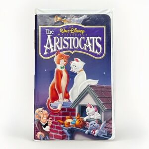 The Aristocats VHS Walt Disney Masterpiece Collection 1996 Clamshell Animated